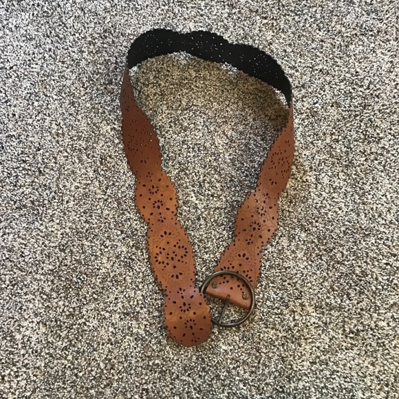 Accessories - Women’s Brown Leather Adjustable Belt